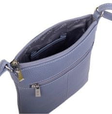 Dámská kožená crossbody kabelka 7001 B lavender