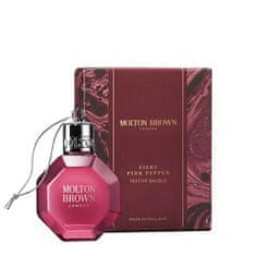 Molton Brown Koupelový a sprchový gel Fiery Pink Pepper Festive Bauble (Bath & Shower Gel) 75 ml