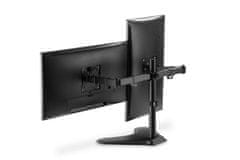 Digitus Univerální stojan pro dva monitory 15-32 ", 2x 8 kg (max.), Černá