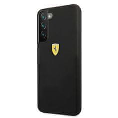 Ferrari FESSIHCS22MBK hard silikonové pouzdro Samsung Galaxy S22 PLUS 5G Black On Track Silicone