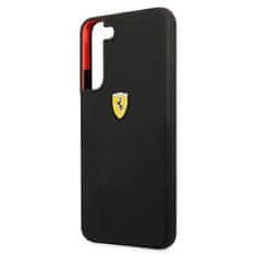 Ferrari FESSIHCS22MBK hard silikonové pouzdro Samsung Galaxy S22 PLUS 5G Black On Track Silicone