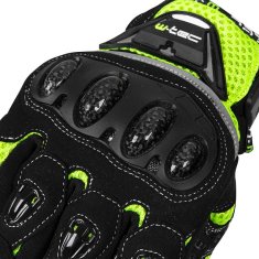 W-TEC Moto rukavice Upgear Barva černá-fluo, Velikost M