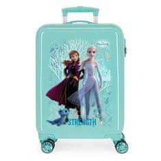 Joummabags Luxusní ABS cestovní kufr DISNEY FROZEN Strenght, 55x38x20cm, 34L, 2061721