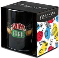 CurePink Keramický hrnek Friends|Přátelé: Central Perk Logo (objem 300 ml)