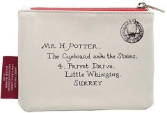 CurePink Peněženka na mince Harry Potter: Letters (13 x 9 x 1 cm)