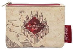 CurePink Peněženka na mince Harry Potter: Maradeus Map (13 x 9 x 1 cm)