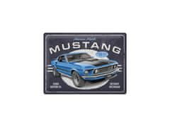 Nekupto Cedule 30x40 Ford Mustang 1969 Mach 1 Blue NA23321