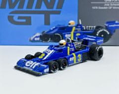 Solido Tyrrell P34 #3 Jody Scheckter 1976 Swedish GP Winner - Mini GT 1:64