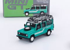 Solido Land Rover Defender 110 1985 County Station Wagon Trident Green - Mini GT 1:64