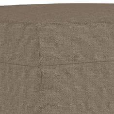 Vidaxl Lavice taupe 100 x 35 x 41 cm textil