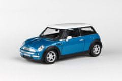 Cararama Mini Cooper - Metallic Blue Abrex - Cararama 1:24