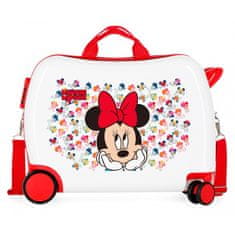 Joummabags Dětský cestovní kufr na kolečkách / odrážedlo MINNIE MOUSE Diva, 34L, 2619821