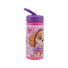 Stor Plastová láhev s výsuvnou brčkem PAW PATROL Skye, 410ml, 74531