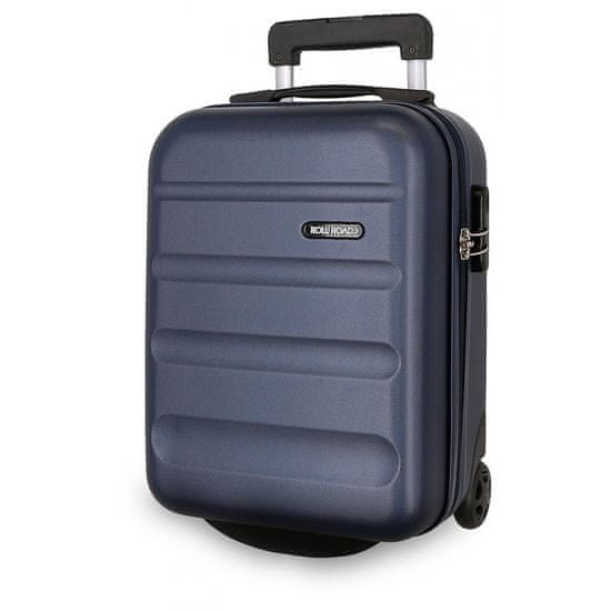 Joummabags ROLL ROAD Flex Navy Blue, Příruční mini cestovní kufr, 40x30x20cm, 24L, 5849962