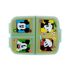 Stor Dělený plastový box na svačinu Mickey Mouse Fun-Tastic, 74320