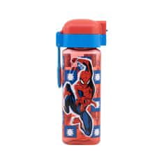 Stor Hranatá plastová láhev SPIDERMAN Lock, 550ml, 74702