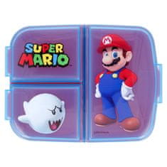 Stor Dělený plastový box na svačinu SUPER MARIO, 21420