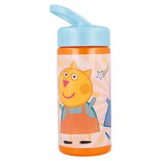 Stor Plastová láhev s výsuvnou brčkem PEPPA PIG, 410ml, 41231