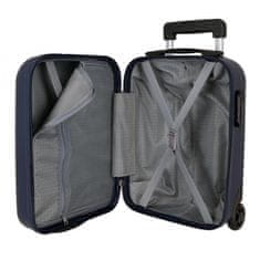 Joummabags ROLL ROAD Flex Navy Blue, Příruční mini cestovní kufr, 40x30x20cm, 24L, 5849962