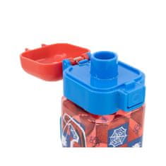 Stor Hranatá plastová láhev SPIDERMAN Lock, 550ml, 74702