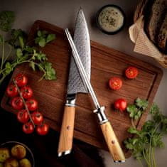 IZMAEL Damaškový kuchyňský nůž Hisano-Santoku KP35063