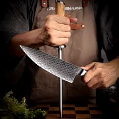 IZMAEL Damaškový kuchyňský nůž Hisano-Santoku KP35063