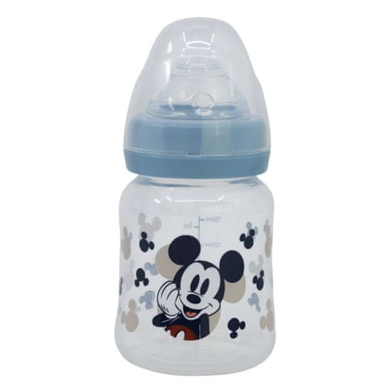 Stor Kojenecká láhev Mickey Mouse s antikolikovým systémem, 150ml, 10401