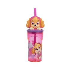 Stor Plastová 3D sklenička s figurkou Paw Patrol Skye, 360ml, 74566