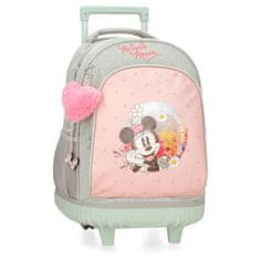 Joummabags Školní batoh na kolečkách MINNIE MOUSE Wild Nature, 2962921