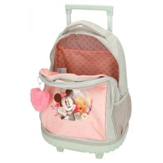 Joummabags Školní batoh na kolečkách MINNIE MOUSE Wild Nature, 2962921