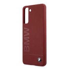 Bmw BMHCS21MSLBLRE hard silikonové pouzdro Samsung Galaxy S21 PLUS 5G red Silicone Signature Logo