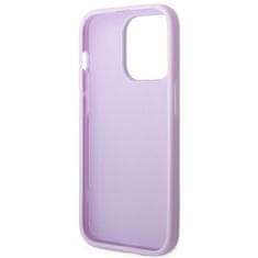 Guess GUHCP14LPSASBPU hard silikonové pouzdro iPhone 14 PRO 6.1" purple Saffiano Strap