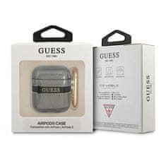 Guess obal na AirPods 2. Generace / 1. Generace Black Strap Collection