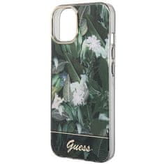 Guess GUHCP14MHGJGHA hard silikonové pouzdro iPhone 14 PLUS 6.7" green Jungle Collection