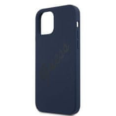 Guess GUHCP12LLSVSBL hard silikonové pouzdro iPhone 12 Pro MAX 6.7" blue Script Vintage