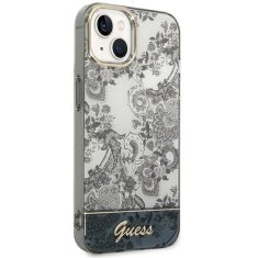 Guess GUHCP14MHGPLHG hard silikonové pouzdro iPhone 14 PLUS 6.7" grey Porcelain Collection