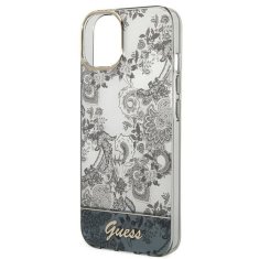 Guess GUHCP14MHGPLHG hard silikonové pouzdro iPhone 14 PLUS 6.7" grey Porcelain Collection