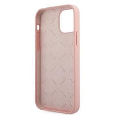 Guess GUHCP12MLSVSPG hard silikonové pouzdro iPhone 12 / 12 Pro 6.1" green-pink Silicone Vintage