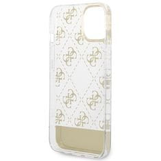 Guess GUHCP14MHG4MHG hard silikonové pouzdro iPhone 14 PLUS 6.7" gold 4G Pattern Script