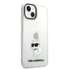 Karl Lagerfeld KLHCP14MHNCHTCT hard silikonové pouzdro iPhone 14 PLUS 6.7" transparent Ikonik Choupette