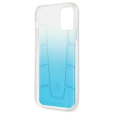 MERCEDES MEHCP12MCLGBL hard silikonové pouzdro iPhone 12 / 12 Pro 6,1" Blue Transparent Line