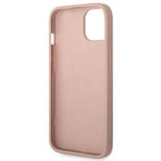 Guess GUHCP14MPSASBPI hard silikonové pouzdro iPhone 14 PLUS 6.7" pink Saffiano Strap