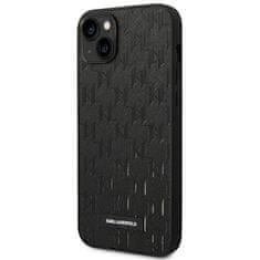 Karl Lagerfeld KLHCP14MSAKLHPK hard silikonové pouzdro iPhone 14 PLUS 6.7" black Saffiano Mono Metal Logo