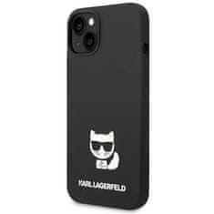 Karl Lagerfeld KLHCP14MSLCTBK hard silikonové pouzdro iPhone 14 PLUS 6.7" black Silicone Choupette Body