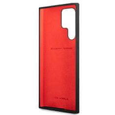 Ferrari FESSIHCS22LBK hard silikonové pouzdro Samsung Galaxy S22 Ultra 5G Black On Track Silicone