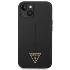 Guess GUHCP14MSLTGK hard silikonové pouzdro iPhone 14 PLUS 6.7" black Silicone Triangle