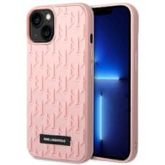 Karl Lagerfeld KLHCP14MRUPKLPP hard silikonové pouzdro iPhone 14 PLUS 6.7" pink 3D Monogram