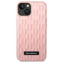 Karl Lagerfeld KLHCP14MRUPKLPP hard silikonové pouzdro iPhone 14 PLUS 6.7" pink 3D Monogram