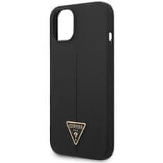 Guess GUHCP14MSLTGK hard silikonové pouzdro iPhone 14 PLUS 6.7" black Silicone Triangle