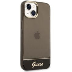 Guess GUHCP14MHGCOK hard silikonové pouzdro iPhone 14 PLUS 6.7" black Translucent